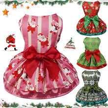 Load image into Gallery viewer, Christmas Pet Dress Cosplay Dog Clothes Cat Party Formal Dress Uniform Dog Clothes For Christmas Decorations
