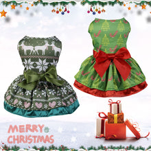 Load image into Gallery viewer, Christmas Pet Dress Cosplay Dog Clothes Cat Party Formal Dress Uniform Dog Clothes For Christmas Decorations
