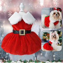 Load image into Gallery viewer, Christmas Style Pet Vest Pleuche Pet Puppy Dog Clothes for Small Dogs Pet Dog Vest Pet T-Shirt Pet Clothing Winter
