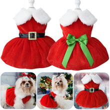 Load image into Gallery viewer, Christmas Style Pet Vest Pleuche Pet Puppy Dog Clothes for Small Dogs Pet Dog Vest Pet T-Shirt Pet Clothing Winter
