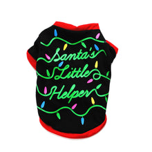 Load image into Gallery viewer, Christmas Print Pet Vest Cartoon Print Pet Puppy Dog Clothes for Small Dogs Pet Dog Vest Pet T-Shirt Pet Clothing
