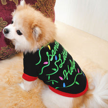 Load image into Gallery viewer, Christmas Print Pet Vest Cartoon Print Pet Puppy Dog Clothes for Small Dogs Pet Dog Vest Pet T-Shirt Pet Clothing
