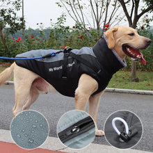 Load image into Gallery viewer, Reflective Winter Warm Thicken Pet Dog Jacket Waterproof High Collar Dog Clothes for Medium Large Dogs Puppy Coat
