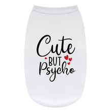 Load image into Gallery viewer, Fashion Letters Printed Pet Dog T-shirt Pure Cotton Dog Clothes for French Bulldog Small Mediun Dogs Soft Breathable
