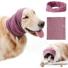 Load image into Gallery viewer, Pet Anti-shock Noise-proof Warm Bathing Grooming Earmuffs Turban Dog Ears Cover Headscarf Head Wrap Decompress Tool
