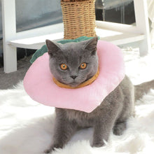 Load image into Gallery viewer, Pet Cat E-Collar Recovery Cone Protection Elizabeth Collar Adjustable Cotton Blends Collar Printed Elizabeth Circle for Cat
