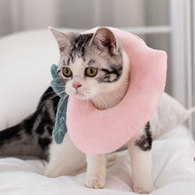 Load image into Gallery viewer, Pet Cat E-Collar Recovery Cone Protection Elizabeth Collar Adjustable Cotton Blends Collar Printed Elizabeth Circle for Cat

