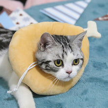 Load image into Gallery viewer, Pet Cat E-Collar Recovery Cone Protection Elizabeth Collar Adjustable Cotton Blends Collar Printed Elizabeth Circle for Cat

