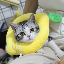 Load image into Gallery viewer, Pet Cat E-Collar Recovery Cone Protection Elizabeth Collar Adjustable Cotton Blends Collar Printed Elizabeth Circle for Cat

