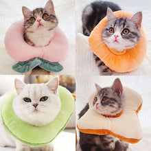 Load image into Gallery viewer, Pet Cat E-Collar Recovery Cone Protection Elizabeth Collar Adjustable Cotton Blends Collar Printed Elizabeth Circle for Cat
