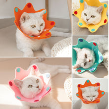 Load image into Gallery viewer, Pet Cat E-Collar Recovery Cone Protection Elizabeth Collar Adjustable Felt Material Collar Printed Elizabeth Circle for Cat
