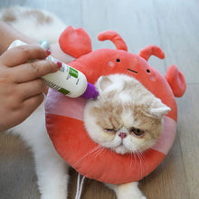 Load image into Gallery viewer, Pet Cat E-Collar Recovery Cone Protection Elizabeth Collar Adjustable Cotton Blends Collar Printed Elizabeth Circle for Cat
