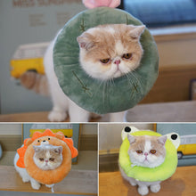 Load image into Gallery viewer, Pet Cat E-Collar Recovery Cone Protection Elizabeth Collar Adjustable Cotton Blends Collar Printed Elizabeth Circle for Cat
