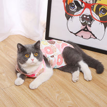 Load image into Gallery viewer, Pet Cat Weaning Cotton Clothes Sterilization Jumpsuit Anti-licking Surgery Recovery Care Suit for Cat Puppy Kitten

