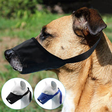 Load image into Gallery viewer, Anti Barking Dog Muzzle For Small Large Dogs Adjustable Mesh Breathable Pet Mouth Muzzles Nylon Straps Dog Accessories
