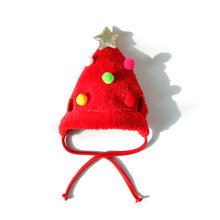 Load image into Gallery viewer, Christmas Pet Cat Dog Hat Santa Antler Puppy Xmas Holiday Costume Caps Bibs Christmas Pet Winter Clothing Party Photo Props
