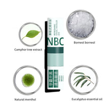 Load image into Gallery viewer, Mint Herbal Oil Original Nasal Refresh Inhaler Poy Sian Essential Oil Refreshing Cold Cool Mint Stick For Rhinitis Stuffy Breezy
