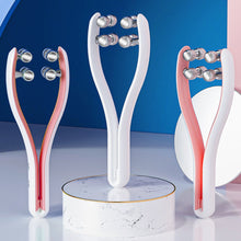 Load image into Gallery viewer, EMS Micro Current Roller Face Slimming Device for Household V-face Beauty Firming Lifting Facial Massage Equipment
