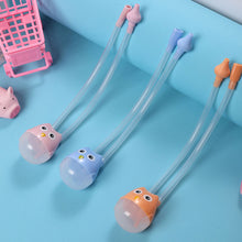 Load image into Gallery viewer, Cartoon Baby Mouth Suction Nasal Aspirator Baby Nasal Mucus Cleaner Newborn Anti Reflux Catheter Nasal Aspirator
