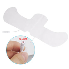 Load image into Gallery viewer, 2mm Plug Non-woven Fabric Reusable Shoulder neck Patch Self Adhesive Electrode Pads Conductive Gel Body Physiotherapy Electrodes
