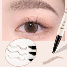 Load image into Gallery viewer, Four Claw Water Eyebrow Pen with Two Forked Ends Delicate Natural Waterproof Long-lasting Anti-smudge Eyebrow Pencil Cosmetics
