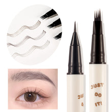 Load image into Gallery viewer, Four Claw Water Eyebrow Pen with Two Forked Ends Delicate Natural Waterproof Long-lasting Anti-smudge Eyebrow Pencil Cosmetics

