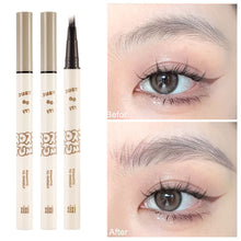 Load image into Gallery viewer, Four Claw Water Eyebrow Pen with Two Forked Ends Delicate Natural Waterproof Long-lasting Anti-smudge Eyebrow Pencil Cosmetics
