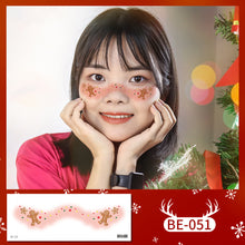 Load image into Gallery viewer, Waterproof Children's Face Stickers Xmas Temporary Christmas Party Face Tattoo Stickers Temporary Tattoo Stickers
