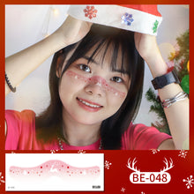 Load image into Gallery viewer, Waterproof Children's Face Stickers Xmas Temporary Christmas Party Face Tattoo Stickers Temporary Tattoo Stickers
