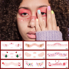 Load image into Gallery viewer, Waterproof Children's Face Stickers Xmas Temporary Christmas Party Face Tattoo Stickers Temporary Tattoo Stickers
