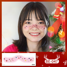 Load image into Gallery viewer, Waterproof Children's Face Stickers Xmas Temporary Christmas Party Face Tattoo Stickers Temporary Tattoo Stickers
