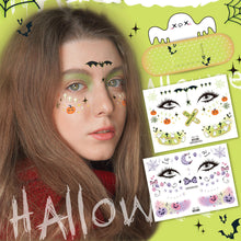 Load image into Gallery viewer, Waterproof Children's Party Tattoo Sticker Cartoon Merry Christmas Tattoo Sticker Fashion Festival Face Tattoo Stickers
