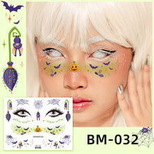 Load image into Gallery viewer, Waterproof Children's Party Tattoo Sticker Cartoon Merry Christmas Tattoo Sticker Fashion Festival Face Tattoo Stickers
