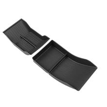 Load image into Gallery viewer, Car Central Armrest Storage Box Hidden Boxes Auto Accessories Interior Organizer TPE Waterproof For Tesla Model 3/Y
