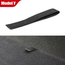 Load image into Gallery viewer, Car Rear Trunk Rope Draw String Open Tail Box Cover Handle Pull Strap Car Accessories For Tesla Model Y 2022-2023
