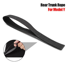 Load image into Gallery viewer, Car Rear Trunk Rope Draw String Open Tail Box Cover Handle Pull Strap Car Accessories For Tesla Model Y 2022-2023

