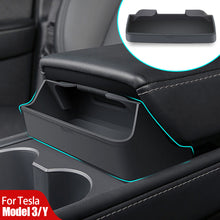 Load image into Gallery viewer, Car Center Armrest Hidden Storage Box Center Console Storage Organizer Interior Accessories For Tesla Model 3 Model Y
