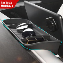 Load image into Gallery viewer, Car Convenient Organizers Box Non-slip Center Console Screen Tissue Hidden ETC Storage Box Accessories For Tesla Model 3 Model Y
