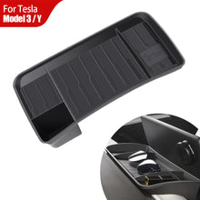 Load image into Gallery viewer, Car Convenient Organizers Box Non-slip Center Console Screen Tissue Hidden ETC Storage Box Accessories For Tesla Model 3 Model Y
