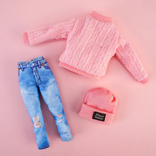 Load image into Gallery viewer, 1sey Clothes for 30cm Doll Fashion Outfits Wear Casual Sweater Shirt Pants Hat Clothes Accessories for 11.8inch Doll Girl Gift Toy
