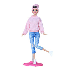 Load image into Gallery viewer, 1sey Clothes for 30cm Doll Fashion Outfits Wear Casual Sweater Shirt Pants Hat Clothes Accessories for 11.8inch Doll Girl Gift Toy
