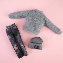 Load image into Gallery viewer, 1sey Clothes for 30cm Doll Fashion Outfits Wear Casual Sweater Shirt Pants Hat Clothes Accessories for 11.8inch Doll Girl Gift Toy
