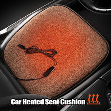 Load image into Gallery viewer, USB Car Heated Seat Cushion Winter Heating Warm Seat Cushion For Office Home Thermostat Heating Cushion 5V 12W
