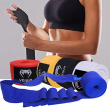 Load image into Gallery viewer, 1Pair 1.5M/3M/5M Boxing Bandages Sports Sanda Muay Thai Training Self-Adhesive Micro Elastic Binding Hand Sports Protective Gear
