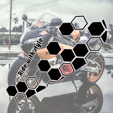 Load image into Gallery viewer, Universal Motorcycle Front Fender Body Comb Style Stickers Reflective Waterproof Decal
