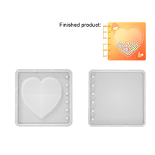 Load image into Gallery viewer, Quicksand Resin Notebook Cover Silicone Mold DIY Epoxy Paper Cover Molds Resin Casting Mold For DIY Diary Book
