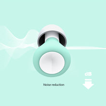 Load image into Gallery viewer, Soft Silicone Soundproof Earplugs Portable Outdoor Travel Noise Reduction Earplugs Washable Reusable Sleeping Earplugs
