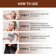 Load image into Gallery viewer, Polygonum Multiflorum Essence Hair Fixing Shampoo Soap Natural Thick Black Hair Repairing Moisturizing Smoothing Shampoo Soap
