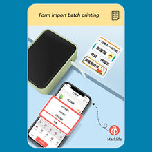 Load image into Gallery viewer, Wireless Mini Thermal Printer P15 Portable inkless printing Label Printer Self-adhesive sticker label Printer Bluetooth connect printer for Office homes Similar as Phomemo D30 Marklife P15 P12 P11 L12 DELI Q2 PRT M11
