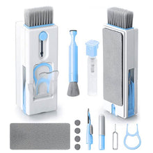Load image into Gallery viewer, 11-in-1 Computer Cleaning Kit Bluetooth Earphone Cleaner Pen Keyborad Camera Brush Sim Card Ejector Keycap Puller Phone Holder
